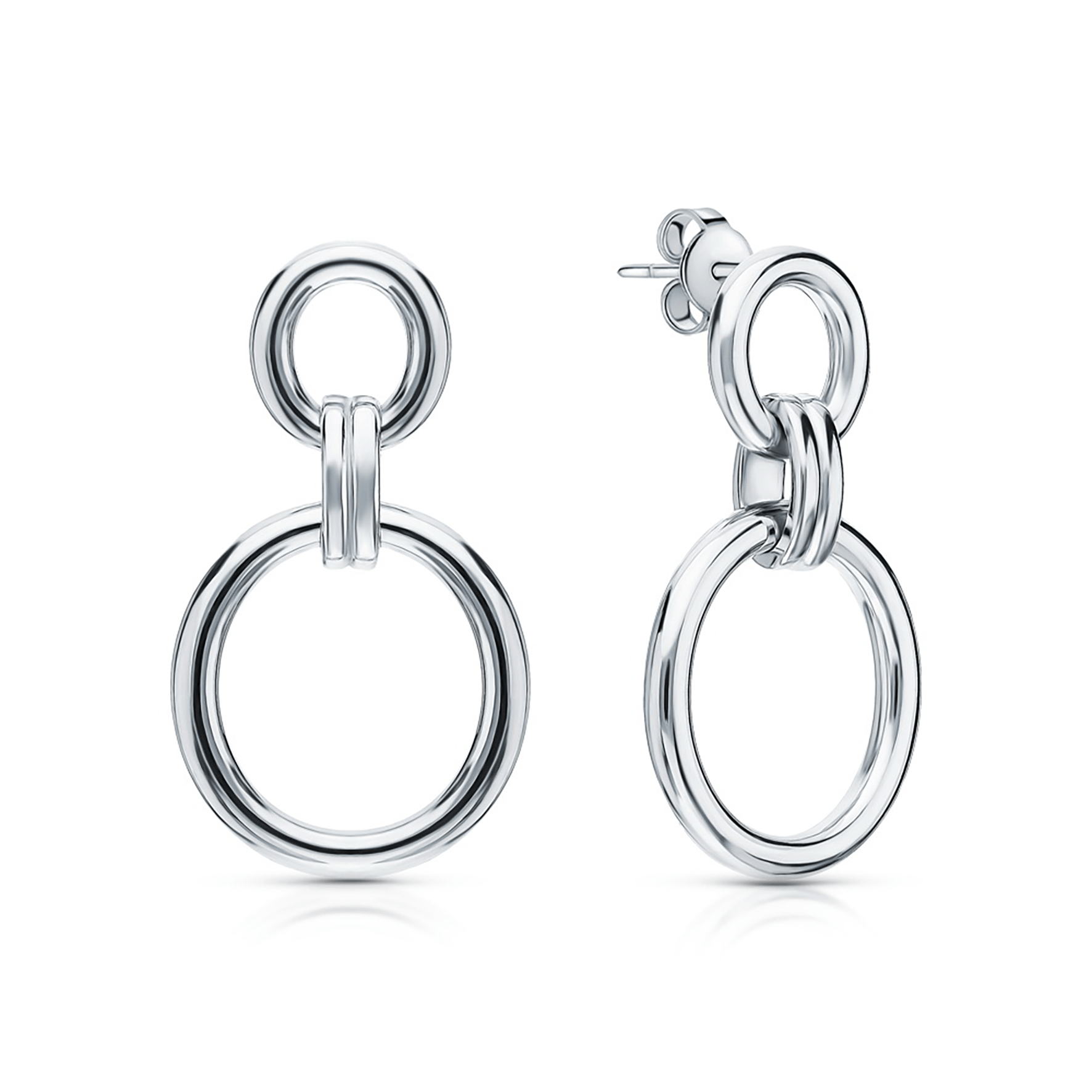 Boucles d'oreilles Éclat d'Argent