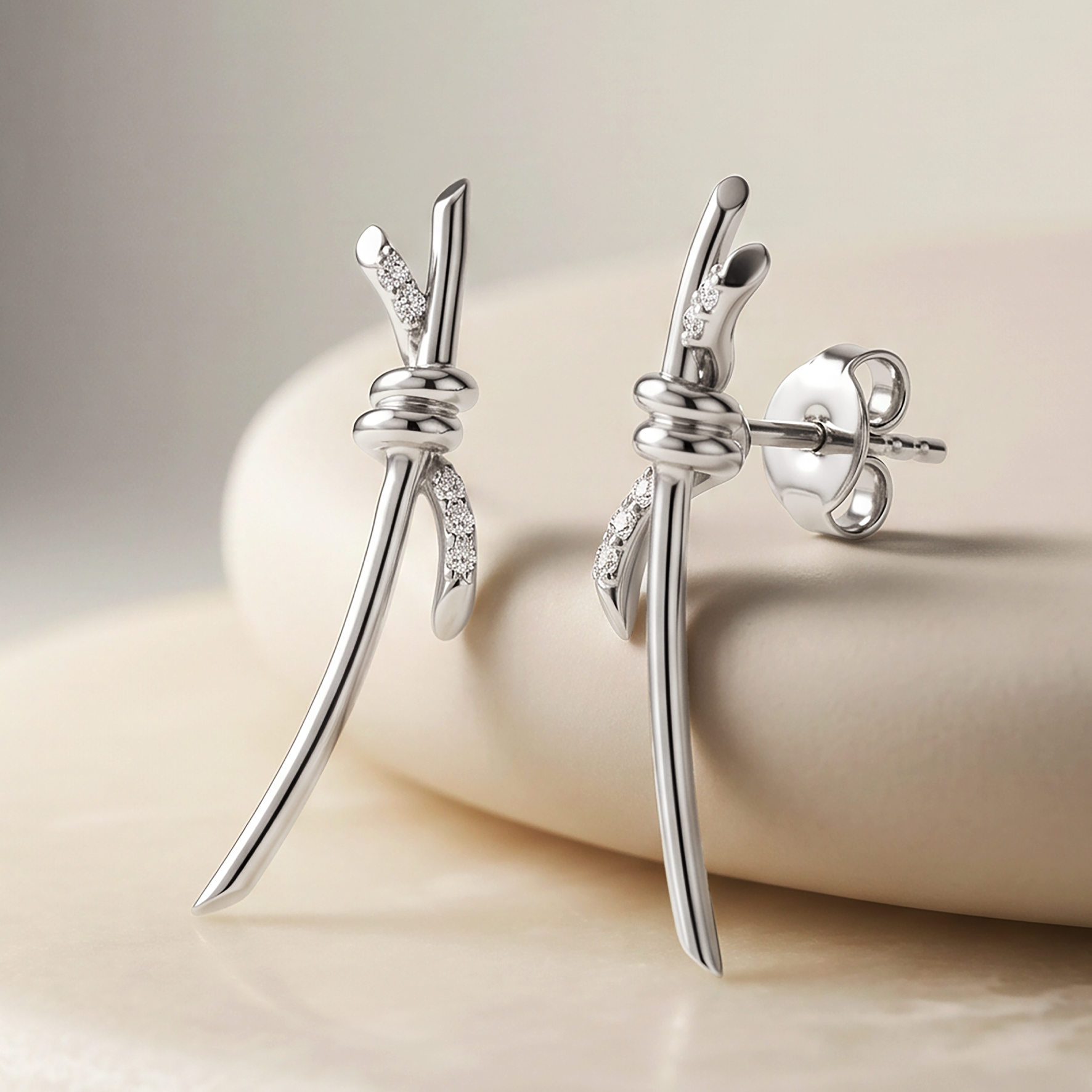 Boucles d'oreilles Éclat d'Argent