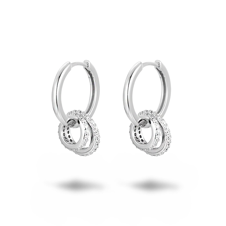 Boucles d'oreilles Éclat d'Argent