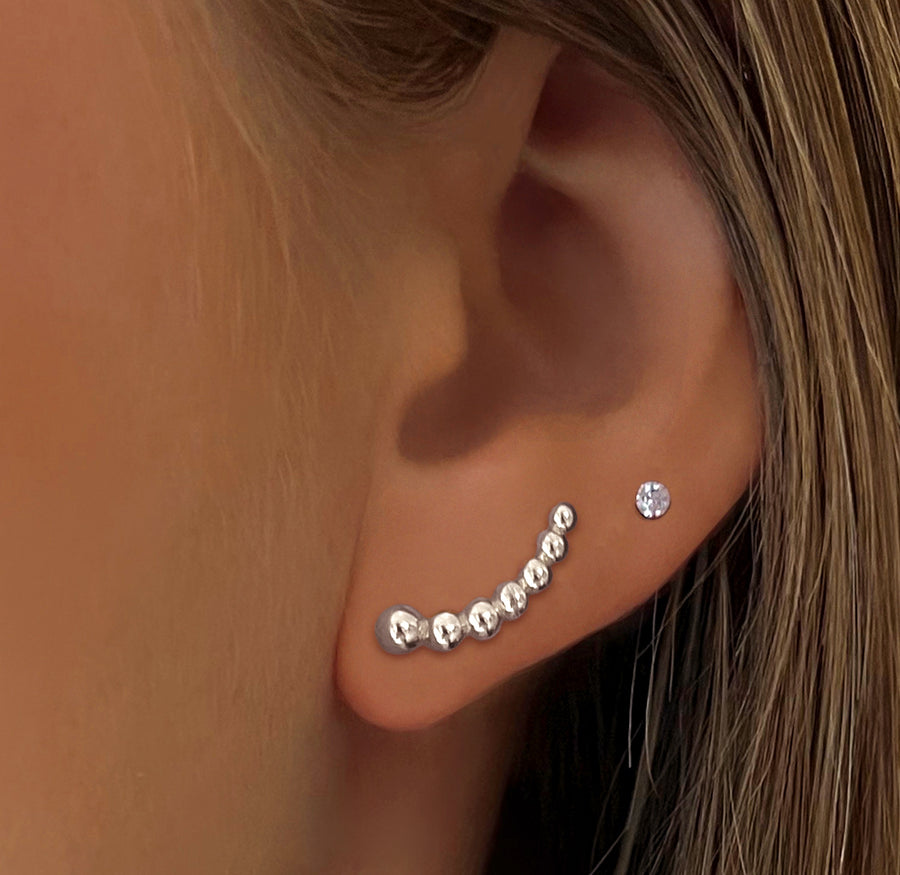 Boucles d'oreilles Éclat d'Argent