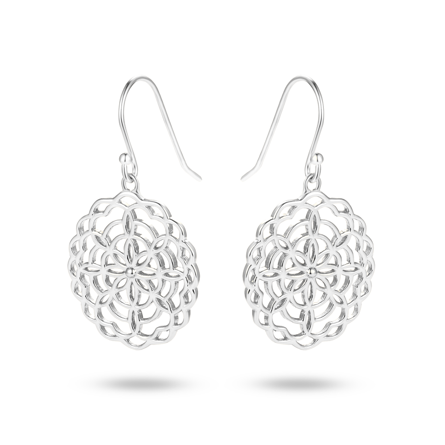 Boucles d'oreilles Éclat d'Argent