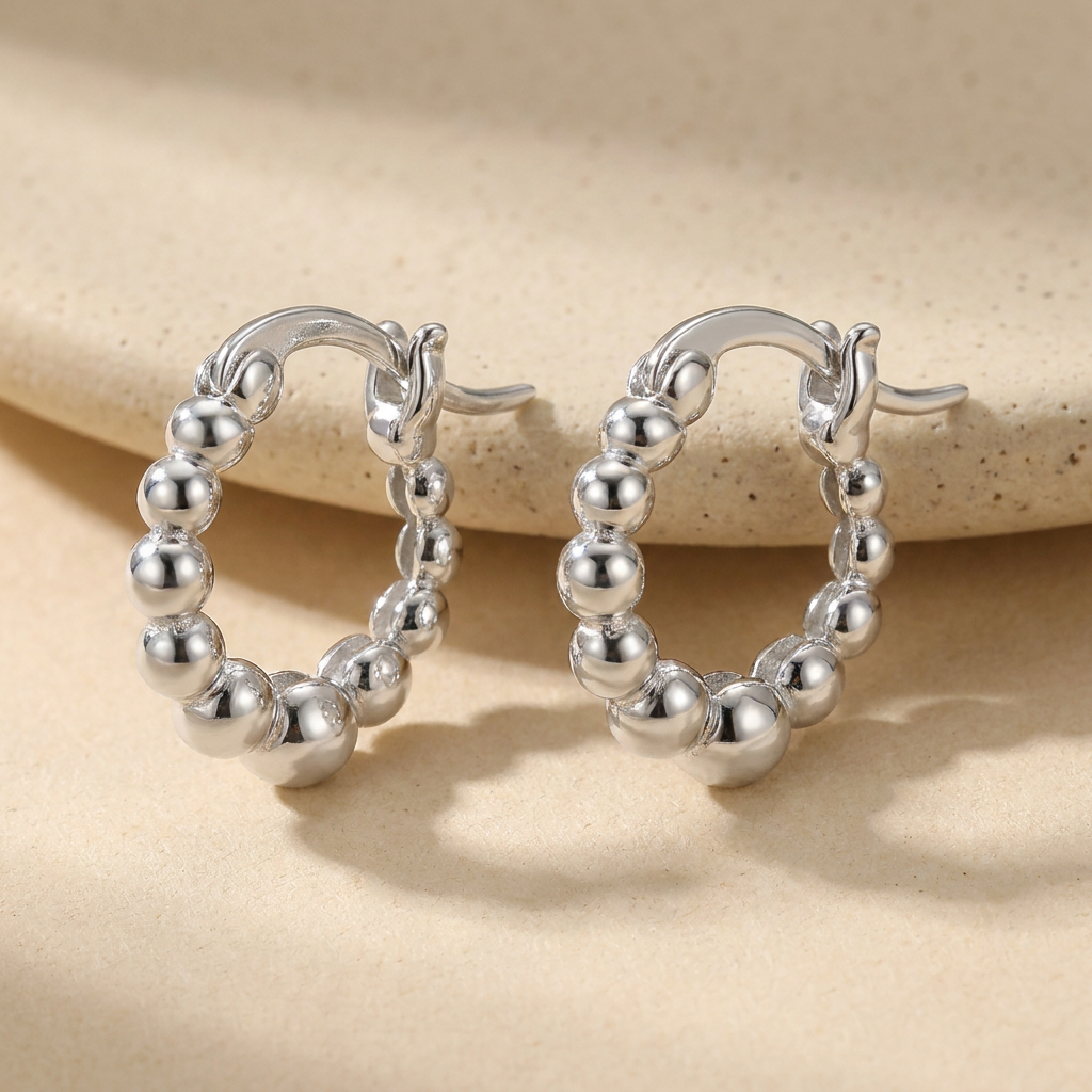 Boucles d'oreilles Éclat d'Argent