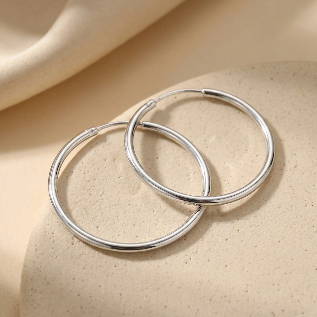 Boucles d'oreilles Éclat d'Argent