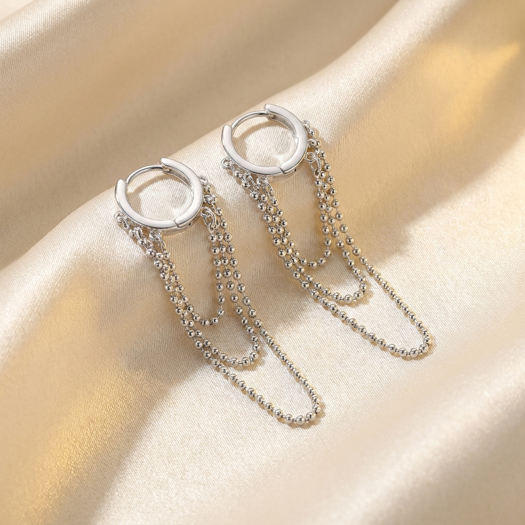 Boucles d'oreilles Éclat d'Argent