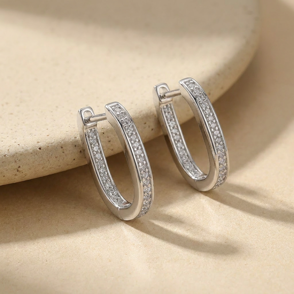 Boucles d'oreilles Éclat d'Argent