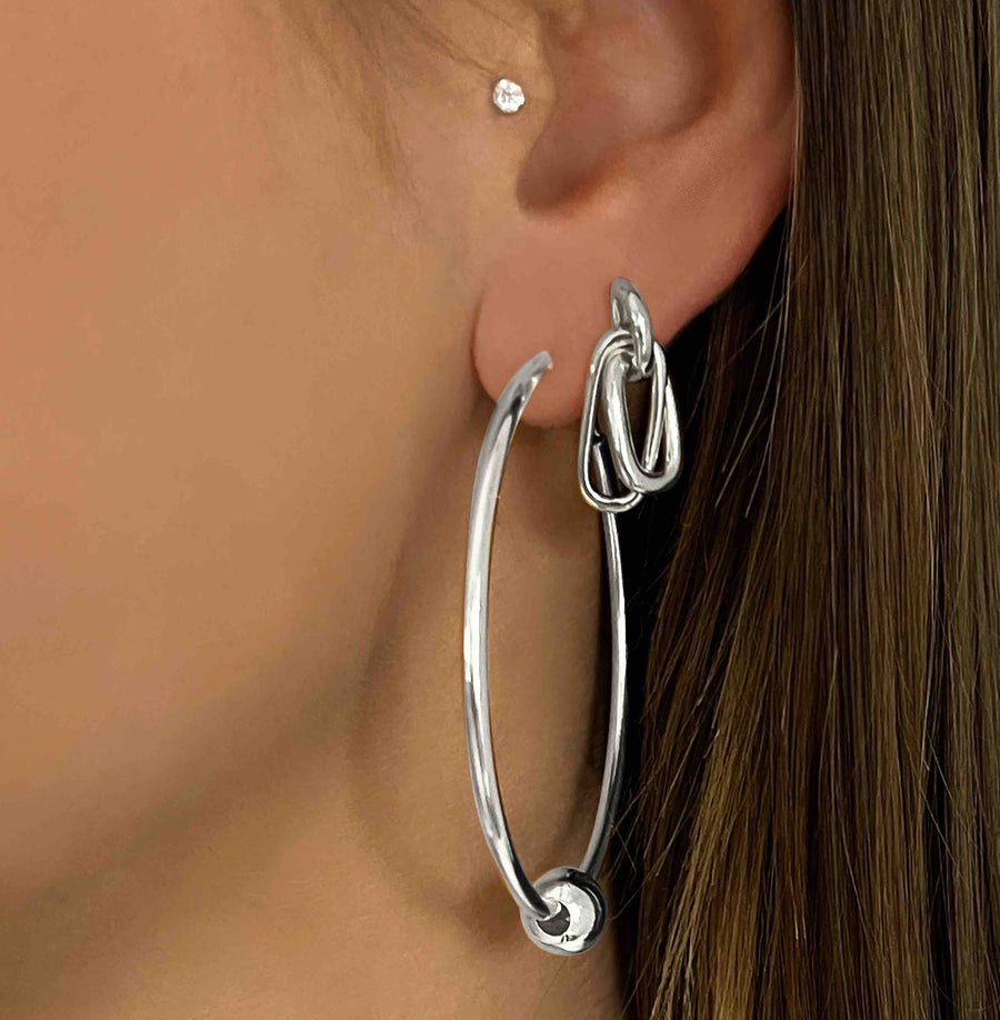 Boucles d'oreilles Éclat d'Argent