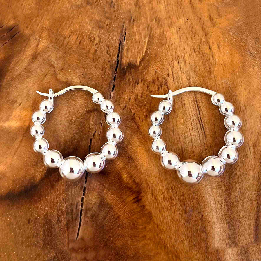 Boucles d'oreilles Éclat d'Argent