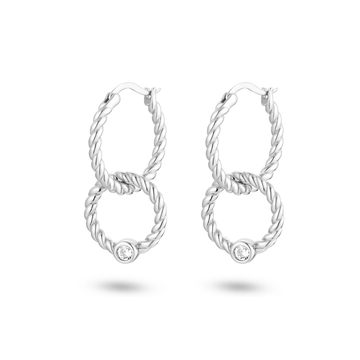 Boucles d'oreilles Éclat d'Argent